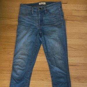 Madewell High-Rise Skinny Crop Jeans